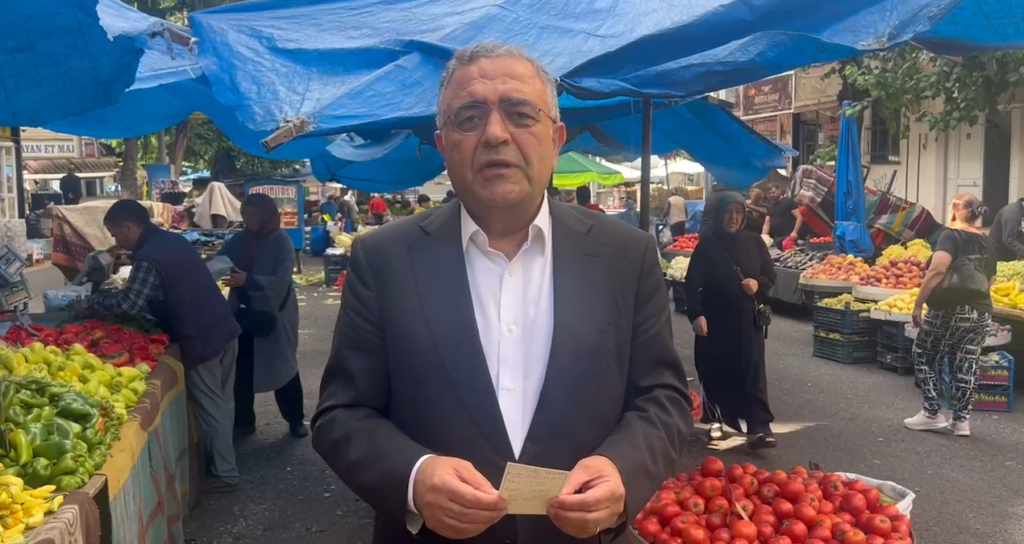 Milletvekili Sezgin Tanrıkulu Diyarbakır Pazarında Gelir Kayıpları ve Enflasyonu Değerlendirdi