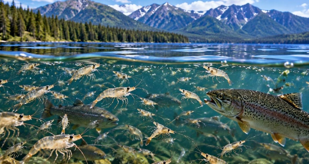 Montana Flathead Gölüne Bırakılan Mysis Karidesleri Yerli Balık Popülasyonunu Düşürdü