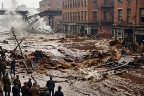 Boston'da 1919 Yılında Yaşanan Sanayi Kazasında 8,7 Milyon Litrelik Depolama Tankı İnfilak Etti